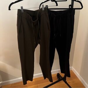 Two pairs of lululemon pants! Size 4